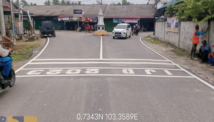 2 Jalan Inpres di Karimun Selesai Dilakukan Oleh Pemprov Kepri, Anggaran RP 43 Miliar