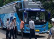 Polisi Kota  Bandung Razia  Bus Pariwisata Pakai Klakson Telolet di Gedebage  Langgar Aturan