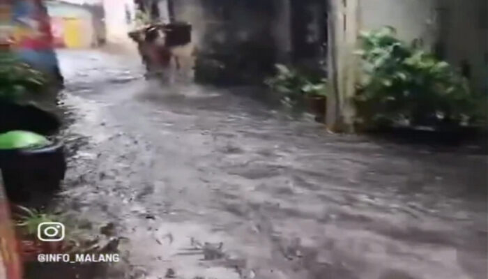 Video Viral Banjir di Kota Malang: Dampak Hujan Deras pada 6 Desember 2024